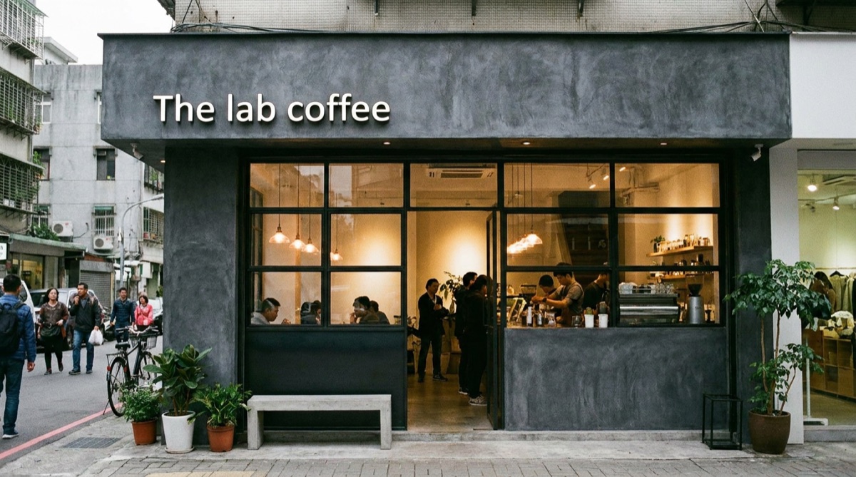 หน้าร้าน The Lab Coffee